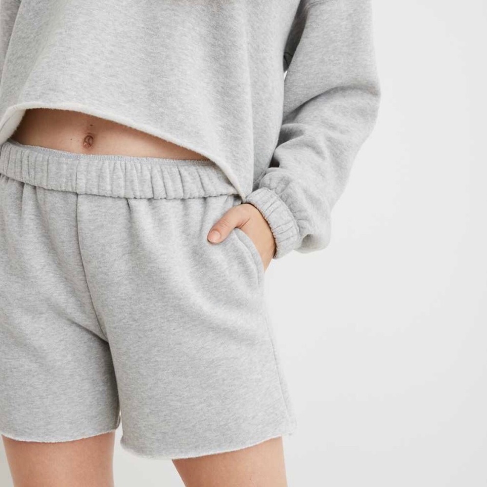 Aerie fleece-of-mind high waisted short